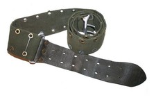 Schwedische Armee Feldkoppel Stridsbälte 304k Army Lochkoppel mit Leder Schnalle