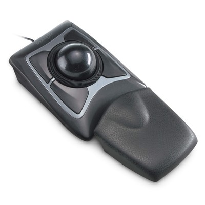 Kensington Expert Mouse Wired Trackball with Ergonomic Wrist Rest and Customi...