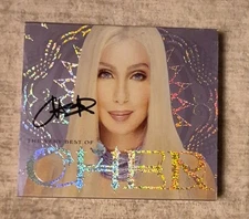 CHER  AUTOGRAPHED SIGNED THE VERY BEST OF CD