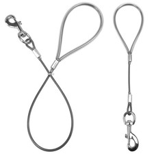 Short Dog Leash - Heavy Duty-12  /24  Short Chew Proof Dog Lead for Tr