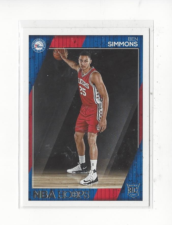 2016-17 Hoops #261 Ben Simmons RC Rookie 76ers Nets