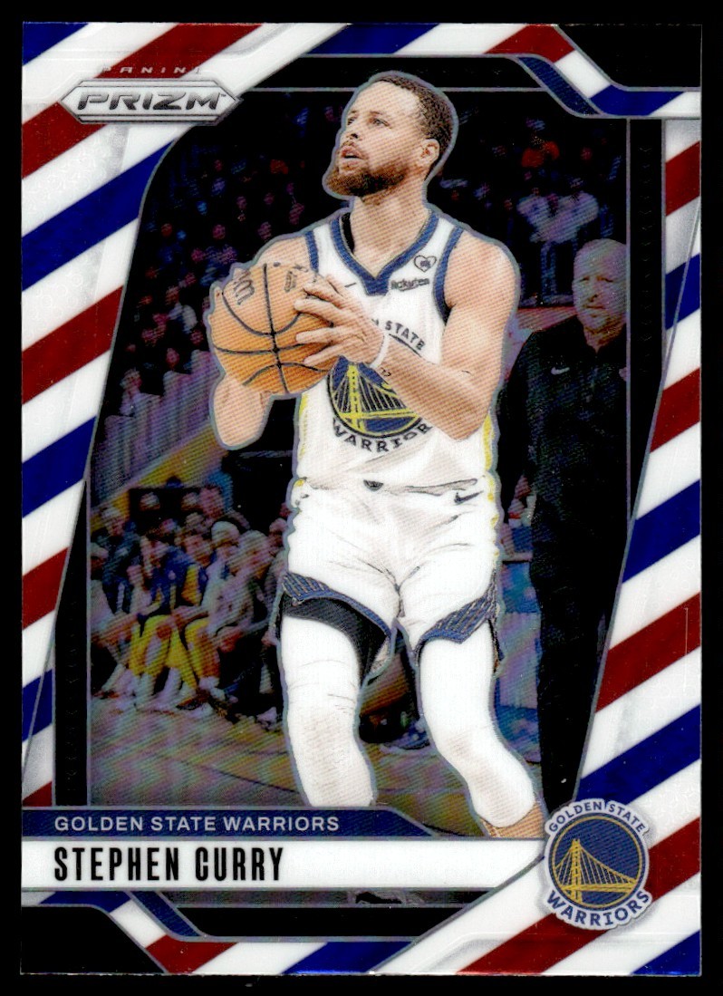 2024-25 Panini Prizm Rwb Stephen Curry Golden State Warriors #134
