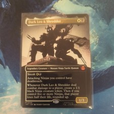 MtG Dark Leo & Shredder - NM Borderless - Teenage Mutant Ninja Turtles TMNT