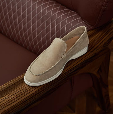 Summer Men's Suede Slip on Loafers Leather Formal Casual Business Leisure Shoes