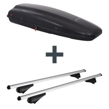 Dachbox G3 Arjes 480 + Dachträger Menabo Tiger für Hyundai iX35 Typ LM Neuware