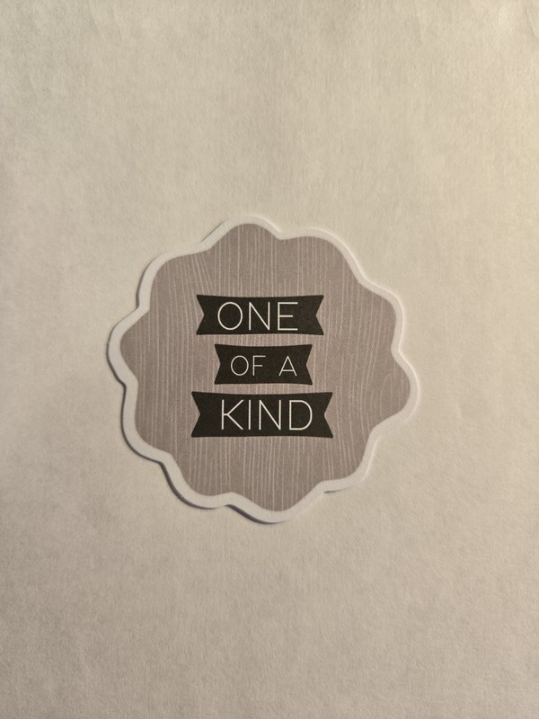 Creative Memories One of A Kind Gray Die Cut  Scrapbook, Cards, Paper Projects