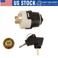 70180184 70145500 Ignition Switch With 2 Keys For Jcb Backhoe Loader 3cx 4cx