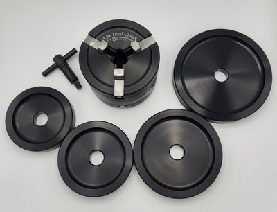 Brake Lathe Quick Chuck Adapter Lite Dual Chuck Adapter Kit for Mounting Rotors