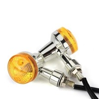 Motorrad Blinker LED 12V Retro Stil Kunststoff Kleines GehäUse Set