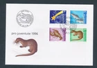 D490149 Switzerland FDC Pro Juventute Otter Wildlife 1996
