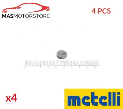 EINSTELLSCHEIBE VENTILSPIEL METELLI 03-0300 4PCS I NEU OE QUALITÄT