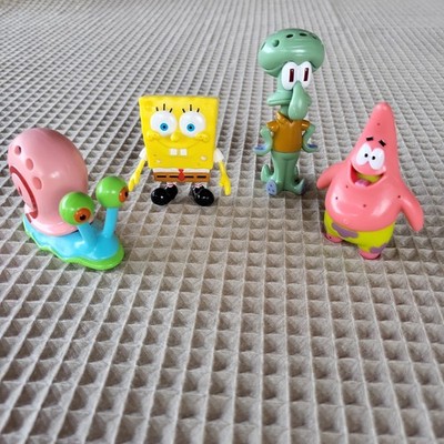 SLIMEEZ LOT OF 4 Nickelodeon Sponge Bob, Squidward, Gary The Snail, Patrick 2018
