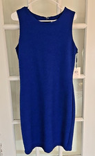 Calvin Klein Women's NWT Royal Blue Sleeveless Dress Sz 10 Stretchy Beautiful!