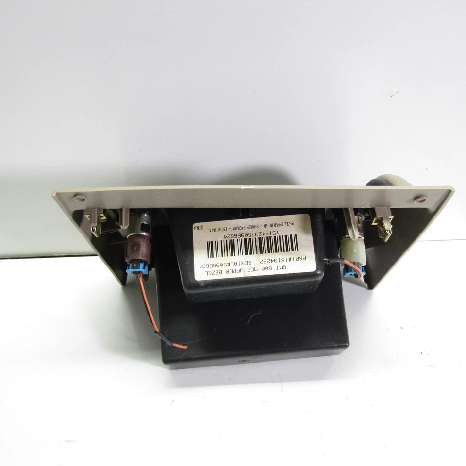 Silverado Sierra Tahoe 2003-2006 consola central frontal cubby inserción panel de ajuste original Foto 4 de 4