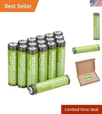 16-Pack Rechargeable AAA NiMH High-Capacity Batteries, 850 mAh, 1.2V, Recharg...