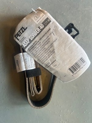 Petzl ASAP' Sorber 40 Energy Absorber with integral lanyard.