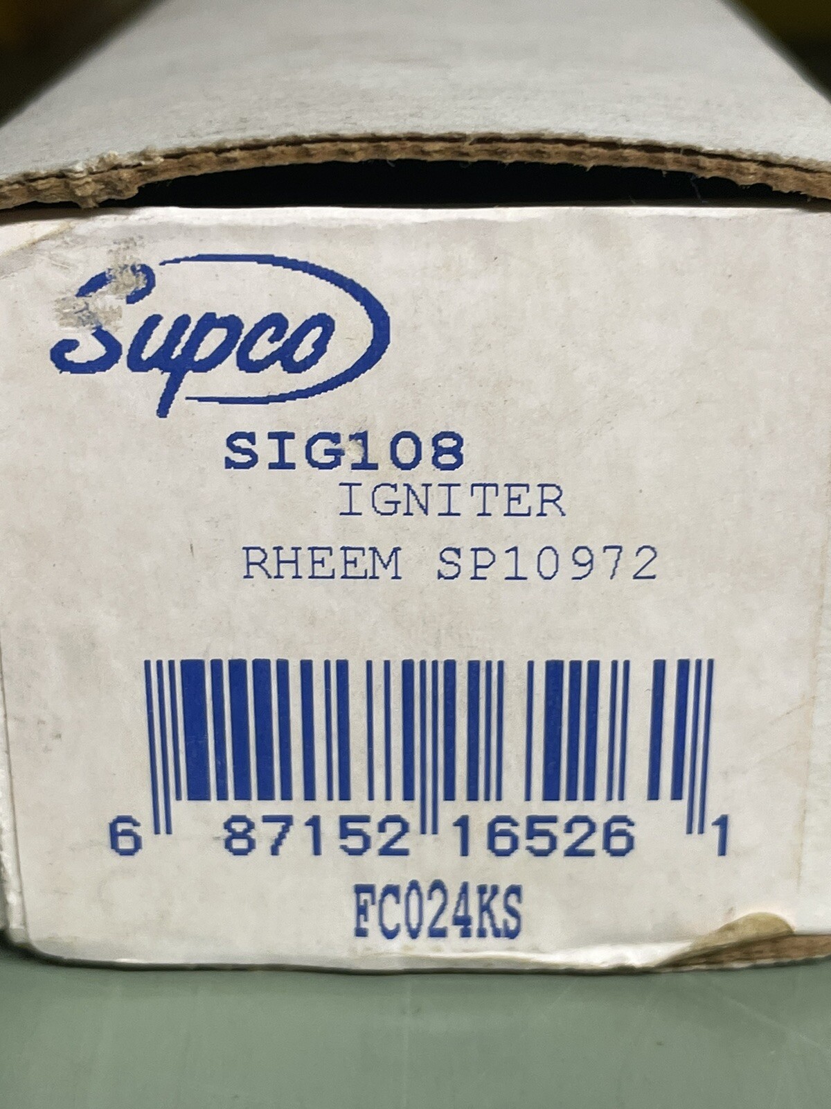 Supco SIG108 Hot Surface Furnace Igniter New Old Stock
