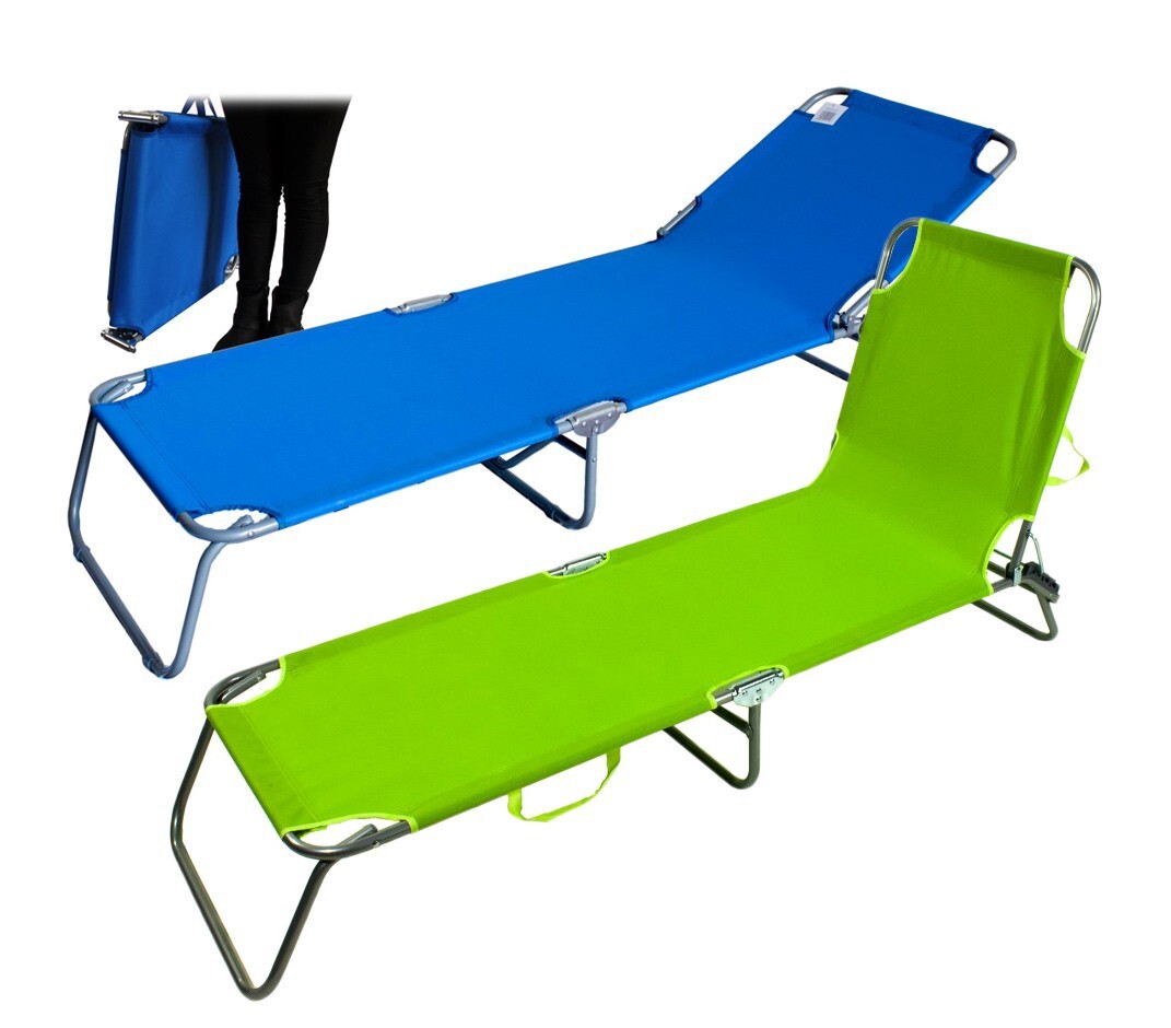 422497 Tumbona plegable JoySummer con respaldo regulable en 3 posiciones