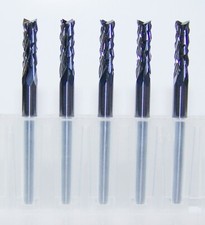 (5) 3.10mm  (.1220")  DIAMOND CUT CARBIDE ROUTER BURRS, FT 4100-1220.394