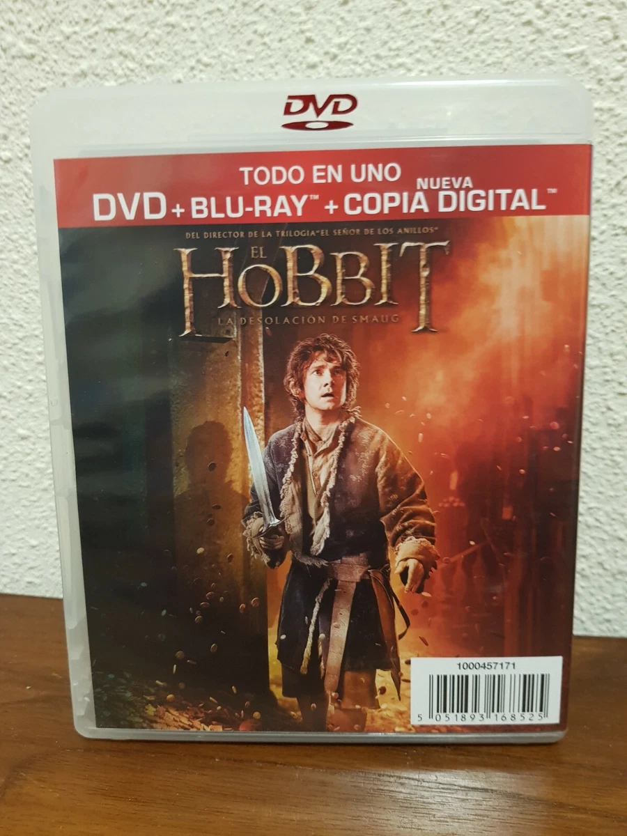 El Hobbit - la Desolación de Smaug Blu-Ray + DVD + COPIA DIGITAL, Como Nuevo.