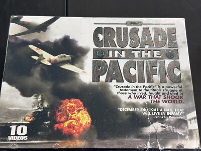 CRUSADE IN THE PACIFIC, WWII Complete Set of 10 VHS Tapes, BRAND