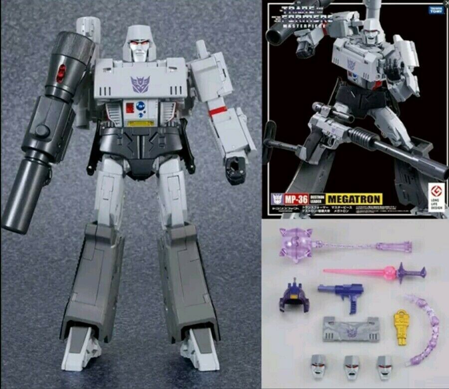 TRANSFORMERS MASTERPIECE MP-36 MEGATRON G1 Action Figure KO Toy