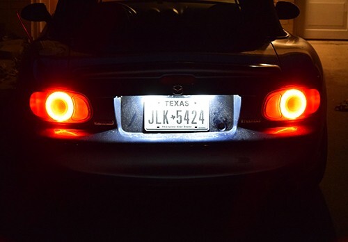 2x White 6000K LED License Plate Light For Mazda MX-5 NB Miata MPV Tribute Ford Escape