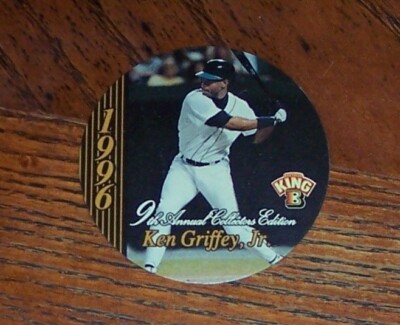 KEN GRIFFEY JR 1996 Genuine King B Disc #6 Mariners HOF