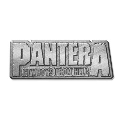 PANTERA Metal Pin Badge: COWBOYS FROM HELL: logo Official Merch fan gift £pbd