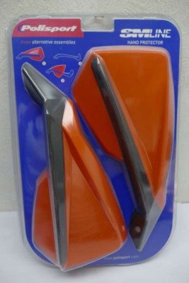 Handschützer Handguard SM Line Polisport Orange ohne Befestiung Enduro Cross 