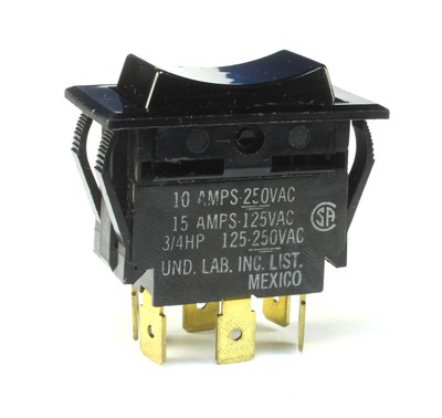 Carling SPST Rocker Switch - ON/OFF, 20A 12V, Basic Round Hole Mount - Single Pole Single Throw 10 thumbnail image