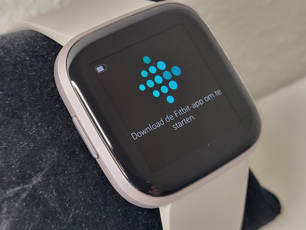 Fitbit Versa Smartwatch 40mm Aluminum Stone/Mist Gray - Main Image