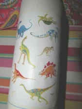 POTTERY BARN KIDS DINOSAUR WALL DECALS, WALLIES, 12 PIECE NEW