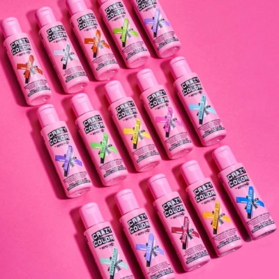 CRAZY COLOR SEMI PERMANENT HAIR DYE TONER HAIR COLOUR FREE POST UK NXT DAY POST