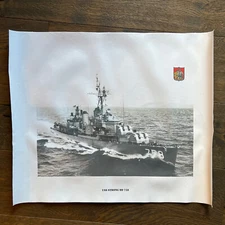 US Navy Emporium USS Strong DD-758 Photo on Cloth Canvas~USN Military Art Print 