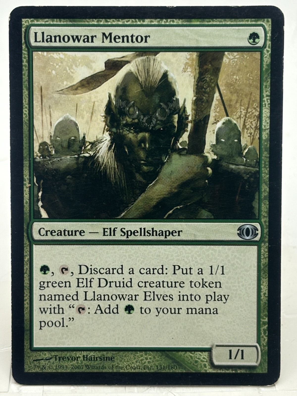 Llanowar Mentor HP* Future Sight M14 ENGLISH 131/180 mtg -UnltdCards