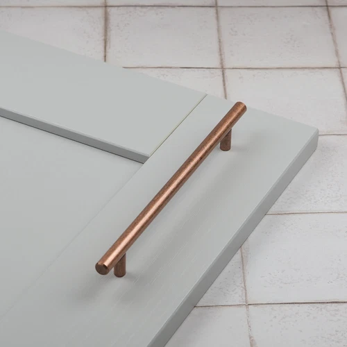 10x 192mm Copper Handles Kitchen Cabinet Cupboard Door Drawer Pull Antique Bar