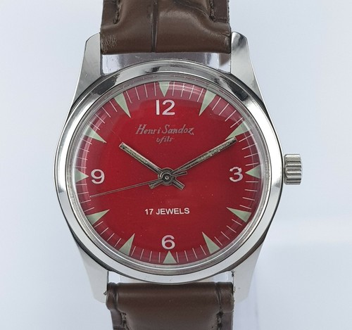 Henri Sandoz \u0026 Fils 17Jewels ShockProof 