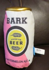 Bark Box Premium beer watermelon plush dog toy (RARE)