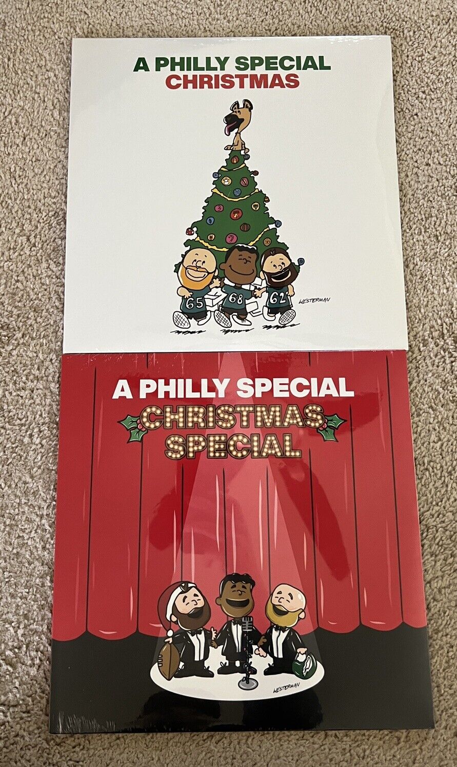 A Philly Special Christmas 2022 & 2023 LP  Vinyl Eagles Bundle New In Hand