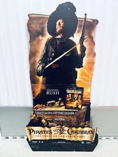 VTG Pirates of the Caribbean Promo Display - Cardboard Standee Barbossa RUSH