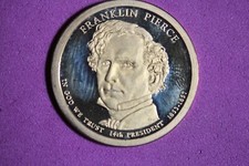 ESTATE FIND 2010 S- PROOF FRANKLIN PIERCE PRESIDENTIAL DOLLAR!! #K42892