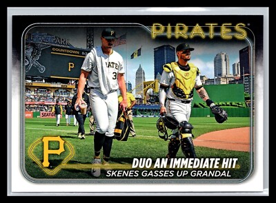 2024 Topps Update Veteran Combos US160 Skenes/Grandal Pirates