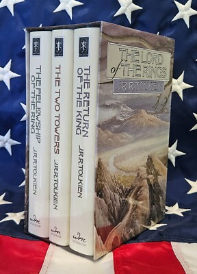 NEW SEALED Lord of the Rings Trilogy JRR Tolkien Alan Lee Box & Covers Hobbit