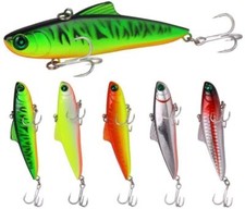 5PCS Minnow Fishing Lure Sinking VIB 21g Swimbait Crankbait Bass Trout Saltwater