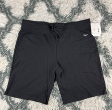 NWT Everlast Girls Knit Bermuda Shorts Black Size 18 1/2