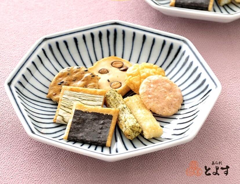 Akibahara Flowers Moemoe SR 4枚セット Osaka Toyosu Arare Senbei Japanese Rice Crackers 8 bags 12 bags 16
