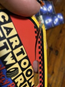 Cartoon Network Nascar Wacky Races Racing license plate #9 1999 nascar nes 90s