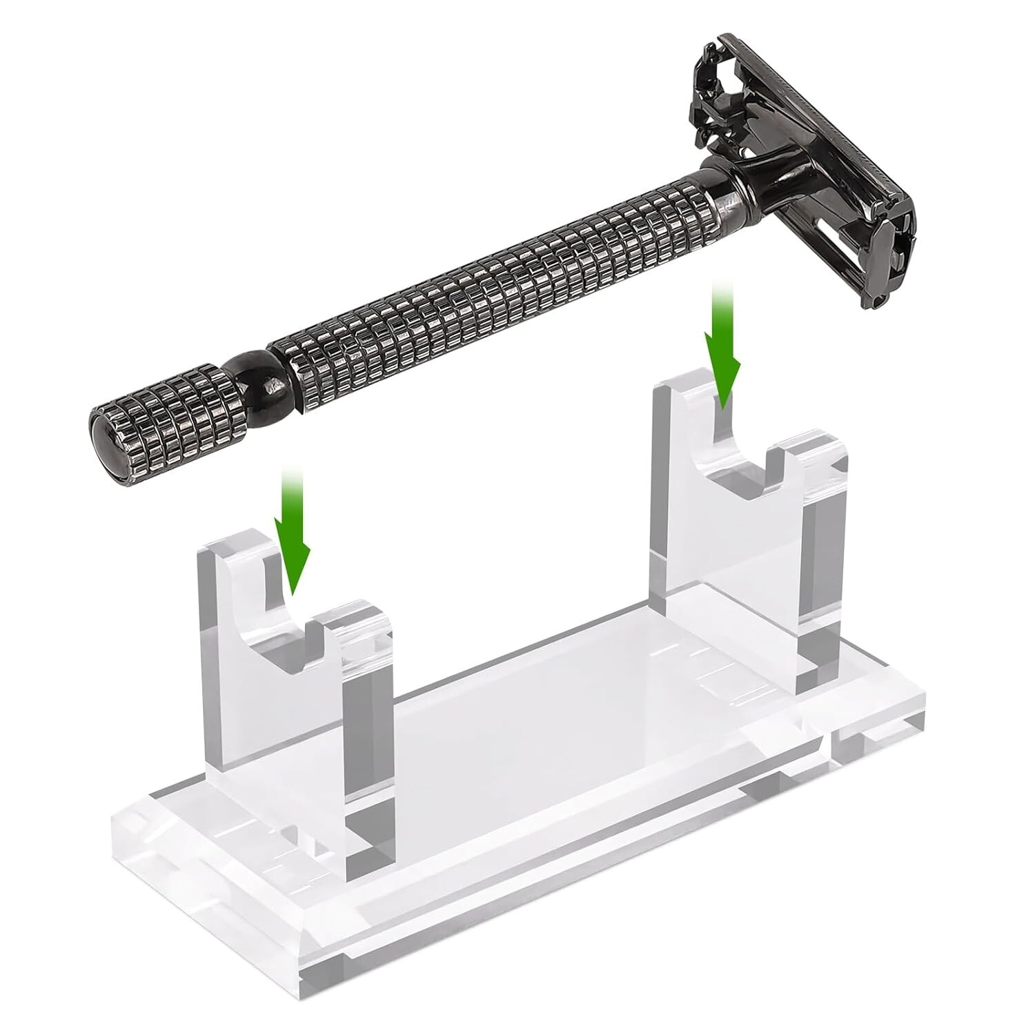 Acrylic Razor Stand for Henson AL13 / AL13-M / Ti22 / Rockwell 6S  Safety Razor