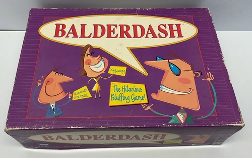 BALDERDASH The Hilarious Bluffing Game! 1995 Parker Brothers Vintage Complete